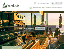 Tablet Screenshot of barchetta.com.au