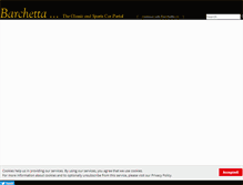 Tablet Screenshot of barchetta.cc